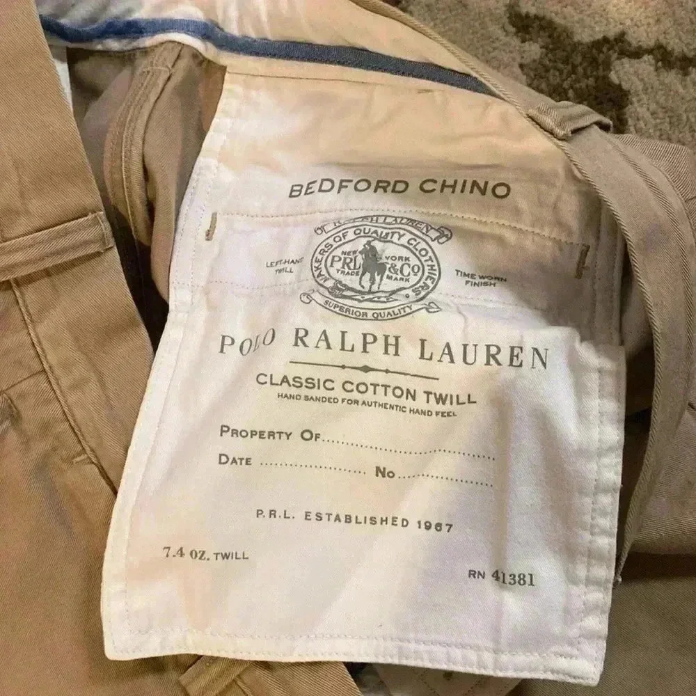 Ralph Lauren Bedford Chino Classic Cotton Twill - Picture 4 of 8